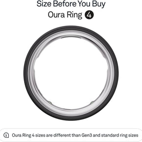 Oura Ring 4 – Silver – Size 8