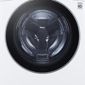 LG – 5.0 Cu. Ft. High-Efficiency Stackable Smart Front Load Washer with Steam and Built-In Intelligence – White