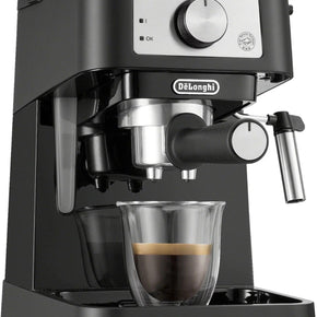 De’Longhi – Stilosa 15 Bar Pump Espresso Machine – Black and Stainless
