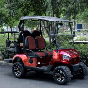 48V Electric Golf Cart 4 Seater Renegade Light Edition Utility Golf UTV – LIGHT EDITION – RED