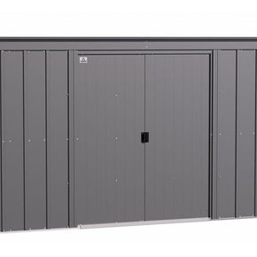 Arrow 10×4 Classic Steel Storage Shed Kit – Charcoal