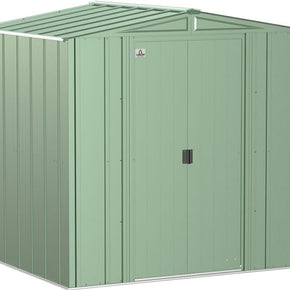 Arrow 6×5 Classic Steel Shed Kit – Sage Green