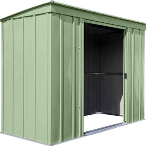 Arrow 8×4 Classic Steel Storage Shed Kit – Sage Green