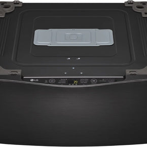 LG – SideKick 1.0 Cu. Ft. High-Efficiency Smart Top Load Pedestal Washer with 3-Motion Technology – Black steel